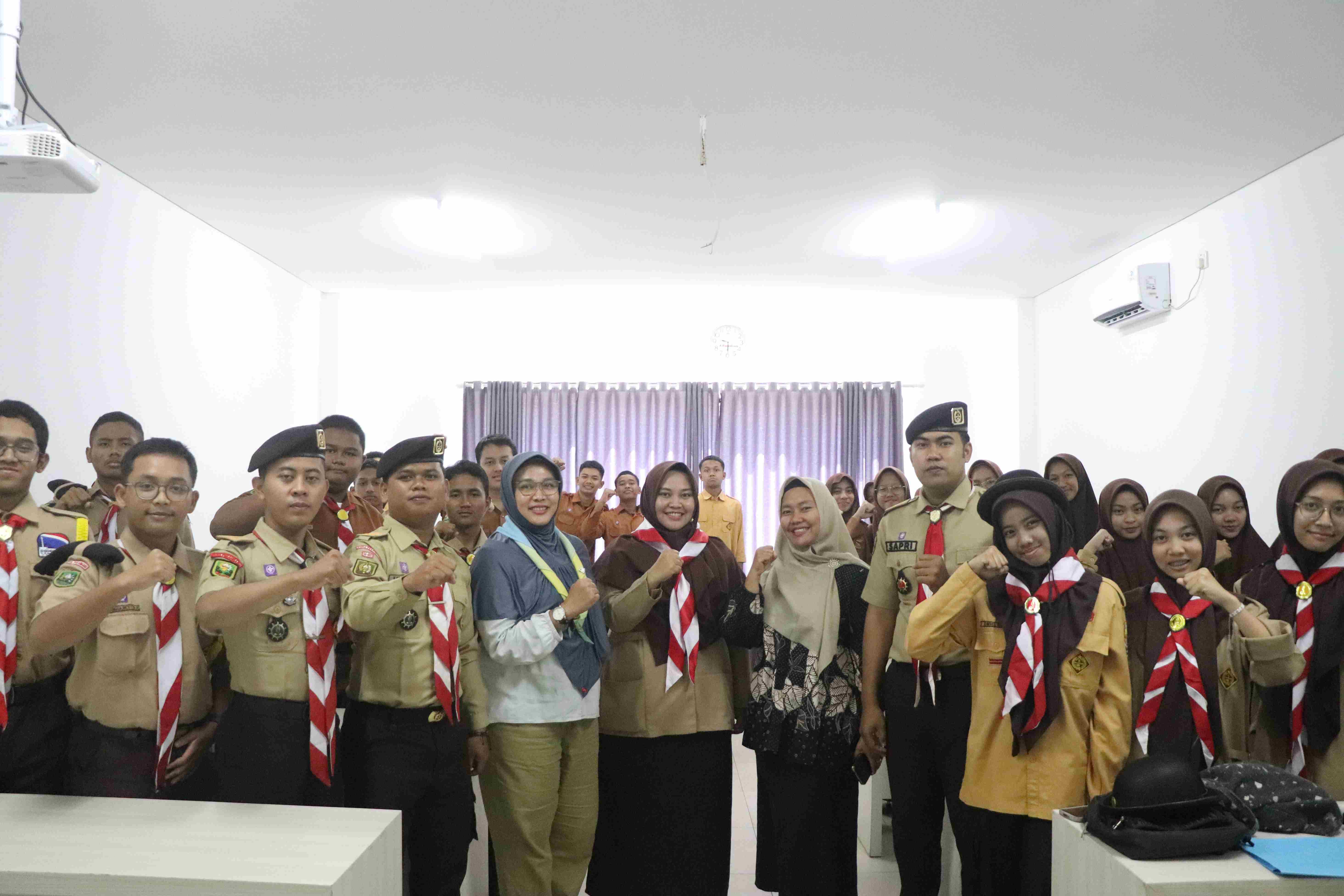 Orientasi Peserta World Muslim Scout Jambore Internasional 100 Tahun Gontor Digelar di MAN 1 Kota Pekanbaru